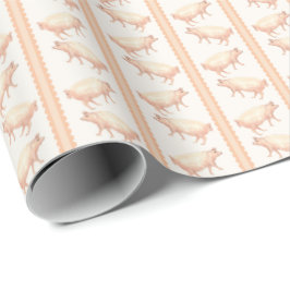 Varkensstrepen  cadeaupapier