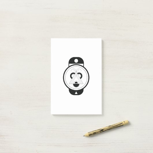 Varkensteken Post-it® Notes (Op bureau)