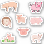 VarkenStickers Sticker (Voorkant)