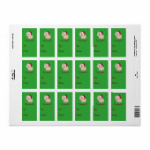 Varkensvakantie! Kerstvarken Etiket (Full Sheet)