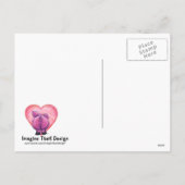 VarkensValentijnsdag Feestdagenkaart (Achterkant)