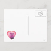 VarkensValentijnsdag Feestdagenkaart (Achterkant)