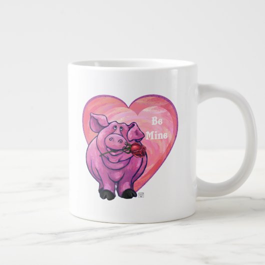 VarkensValentijnsdag Grote Koffiekop (Rechts)