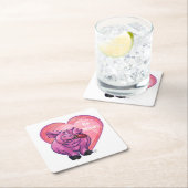 VarkensValentijnsdag Kartonnen Onderzetters (Insitu)