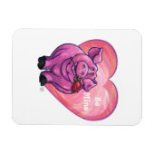 VarkensValentijnsdag Magneet (Horizontaal)