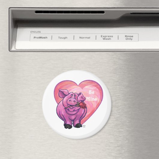 VarkensValentijnsdag Magneet (Insitu (Vaatwasser))