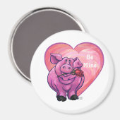 VarkensValentijnsdag Magneet (Voorkant / Achterkant)