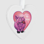 VarkensValentijnsdag Ornament (voorkant)