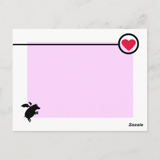 Varkensvarkens Briefkaart (Achterkant)