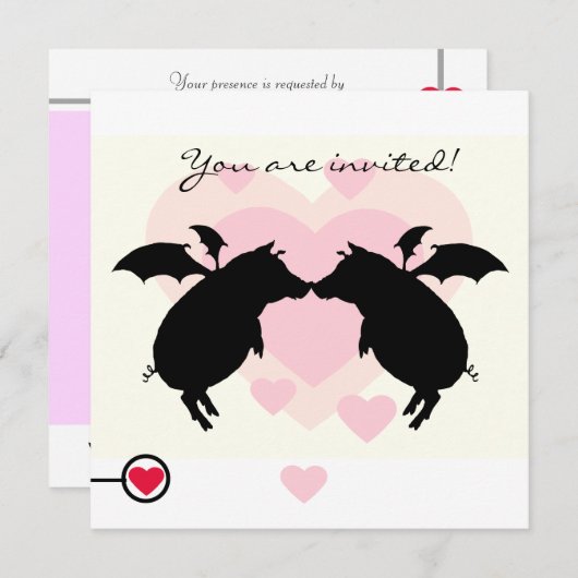 Varkensvarkens Kaart (Voorkant / Achterkant)