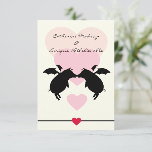 Varkensvarkens Kaart (Staand voorkant)