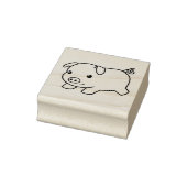 Varkensvarkens lopen rubberstempel (Stempel)