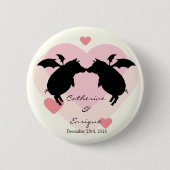 Varkensvarkens Ronde Button 5,7 Cm (Voorkant)