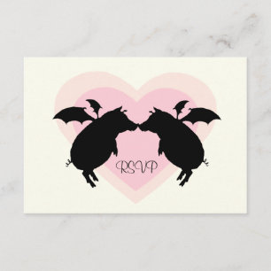 Varkensvarkens RSVP Kaartje