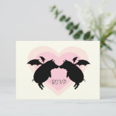 Varkensvarkens RSVP Kaartje (Staand voorkant)
