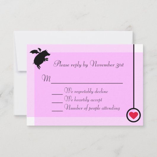 Varkensvarkens RSVP Kaartje (Achterkant)