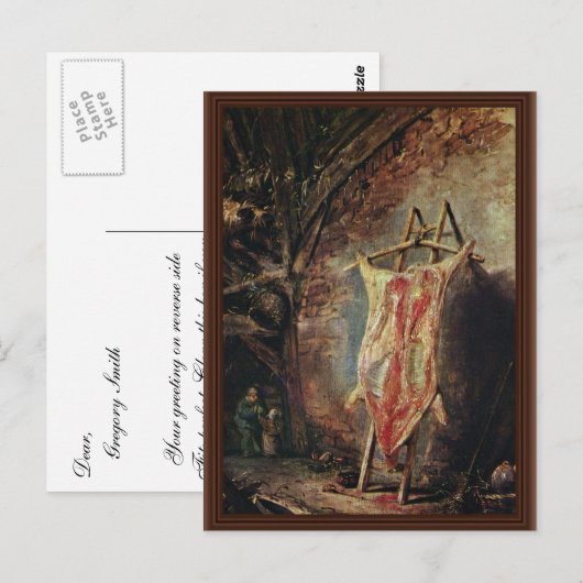 Varkensvarkens van Ostade Isaac Van (beste kwalite Briefkaart (Voorkant / Achterkant)