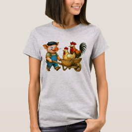 Varkensvervoersdiensten: Pluimvee-editie T-shirt