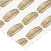 Varkensvlees Banh Mi Sandwich Vietnamees Voedsel F Tafelkleed (Gekanteld)