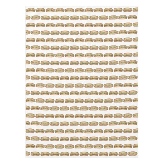 Varkensvlees Banh Mi Sandwich Vietnamees Voedsel F Tafelkleed (Voorkant)