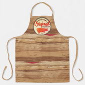 Varkensvlees barbecue barbecues vlees gepersonalis schort (Voorkant)