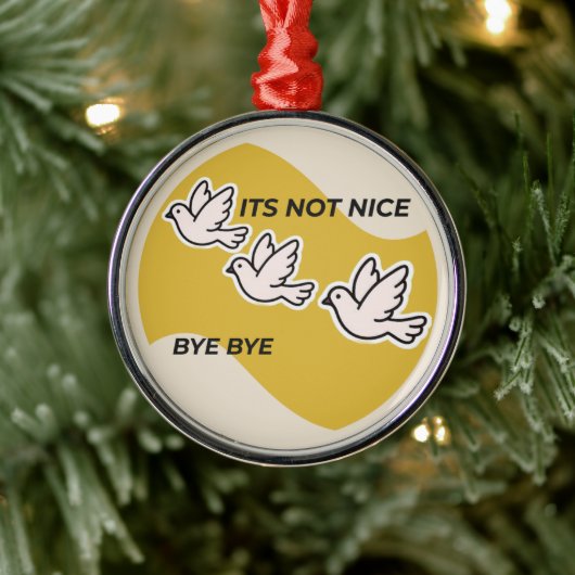 varkensvlees metalen ornament (Boom)