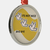 varkensvlees metalen ornament (Rechts)