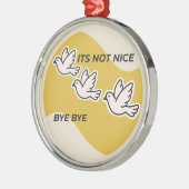 varkensvlees metalen ornament (Links)