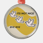 varkensvlees metalen ornament (Voorkant)