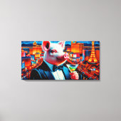 VARKENSVLEES NACHTLEVEN 3 CANVAS AFDRUK (Voorkant)