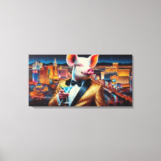 VARKENSVLEES NACHTLEVEN 5 CANVAS AFDRUK (Voorkant)