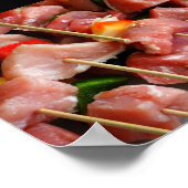Varkensvlees Peper Spies Poster (Hoek)