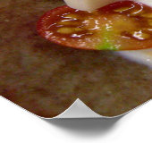 Varkensvlees pita sandwich poster (Hoek)