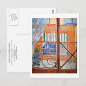 Varkensvlees-slager Winkel van Window Van Gogh Briefkaart (Voorkant / Achterkant)