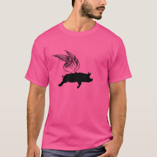 Varkensvleugels kunnen varkens laten vliegen Funny T-shirt