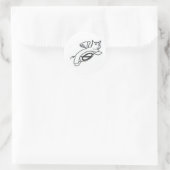 Varkensvlieg Sticker (Tas)