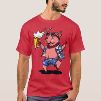Varkenswijn Drink minnaar Grappig Boerderij Varken T-shirt