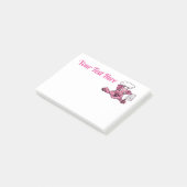 Varkentje De Hamicidale Maniak Cartoon Varken Kok  Post-it® Notes (Schuin)