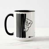 Varkentje PEEKABOO Fun Mok (Links)