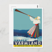 Varmland Zweden Briefkaart van oud reizen (Voorkant / Achterkant)