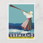 Varmland Zweden Briefkaart van oud reizen (Voorkant)