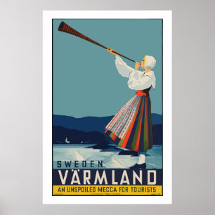 Varmland Zweden Klassiek Poster reizen