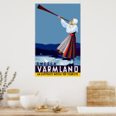  Varmland Zweden Reis Poster (Keuken)