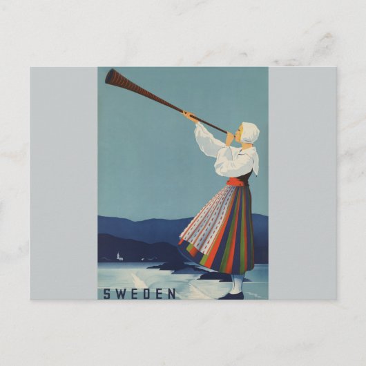 Varmland Zweden - Vintage Travel Briefkaart (Voorkant)
