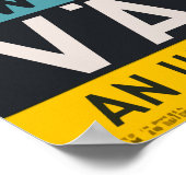 Varmland Zweden Vintage Travel Poster (Hoek)