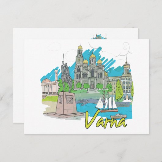 Varna Briefkaart (Voorkant / Achterkant)