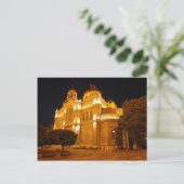 Varna kathedraal 's nachts briefkaart (Staand voorkant)