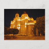 Varna kathedraal 's nachts briefkaart (Voorkant)