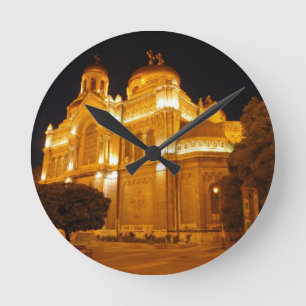 Varna Kathedraal 's Nachts Ronde Klok