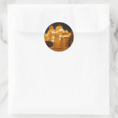 Varna Kathedraal 's Nachts Ronde Sticker (Tas)